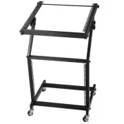 9U DJ Mixer Stand Rack Mount Stage Cart Music Equipment Studio Party Show