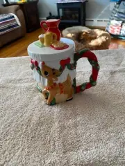 NEW LENOX RUFOLPH THE RED NOSE REINDEER MUG