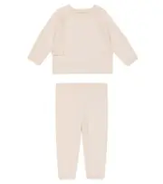 [Bonpoint] Bonpoint Baby sweater and pants set M 12 pink