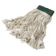 Rubbermaid FGD21206WH00 Super Stitch Blend Mop Head w/ 1" Band - White (6 Pack)