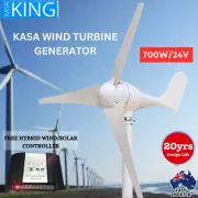 24V Wind Turbine Generator 3 Blade 700W Digital Hybrid Wind/Solar Controller