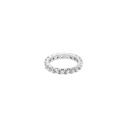 (W) Pandora Sparkling Row Eternity Ring Sterling Silver Clear