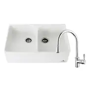 Abey Chambord Clotaire Double Bowl Sink Pack