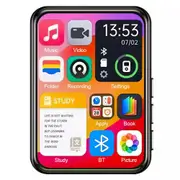 MP3 Player Touch Screen Bluetooth 5.4 Music Speaker Radio Voice Recording