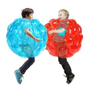 Catzon Inflatable Bubble Balls for Kids 2 Pack Inflatable Buddy Bumper Balls Sumo Game-BlueRed
