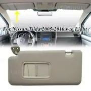 Left Front Sun Visor Panel w Makeup Mirror For Nissan Tiida 2005-2010 Light Gray (for: Nissan)
