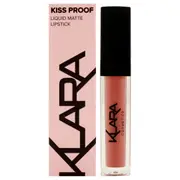 Klara Kiss Proof Lipstick Liquid Matte - 28 Cookie Brown For Women 0.27 oz Lipstick