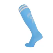 Teal Sports Socks - Long Tube Socks for Mens Womens Running, Soccer & Gym