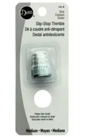 Dritz ~ (162-M) - Slip-Stop Thimble ~ Medium