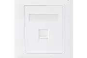 Astrotek CAT5e RJ45 Wall Face Plate 86x86mm 1 Port Socket Kit