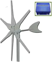 GOWE 12V/24V wind generator 300w horizontal axis wind turbine generator, start up speed 2m/s wind mill +wind/solar hybrid controller.