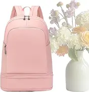 Gym Bookbag,Large Back Pack with Shoe Compartment - Carry Backpack, Lightweight Travel Backpack, Women Gym Bag Waterproof for Yoga Fitness Beach Hiking Sports