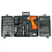 18V Cordless Drill Set - 78-Piece Tool Set with Drill Bits, Sockets, Driver B...