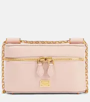 [Dolce & Gabbana] Dolce & Gabbana Sicily Small leather crossbody bag One Size pink