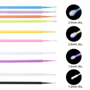 Dental Micro Brush Disposable Eyelash Medium Tooth Applicators USA CE