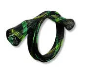 Reptile Wraps Metal Detector Cable Sleeve - GREEN VIPER