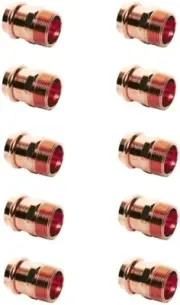 Copper ProPress Zero Lead Adapter with Male 1/2" by 1/2" P x Male NPT