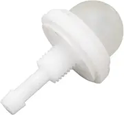 KIMISS Fuel Primer Button Bulb, Fuel Primer Button F681046 White Lightweight for Sears Gamefisher 9.9 Hp 15 Hp 5 Hp 7.5 Hp 25 Hp