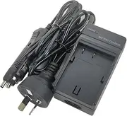 Single Mains/DC Battery Charger for PANASONIC DMW-BLF19E DMW-BLF19PP DMW-BLF19 BLF19E DMW-BTC10E Lumix DMC-GH3 DMC-GH4 DMC-GH5 DMC-GH5GK DC-G9 DC-G9EG-K Camera