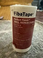 Self-Adhesive Wall Repair Fabric 6 in x 75 ft Fiberglass Ultra-Thin Mesh