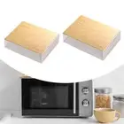 Microwave Oven Rack Metal Plates Utensils Storage Kitchen Counter Shelf