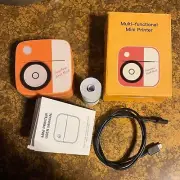 Multi functional inkless mini printer