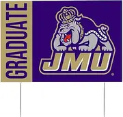 Desert Cactus James Madison University Dukes 12x18" Graduate Celebration Yard Sign Graduates Outdoor Lawn Display with Stakes (Grad Sign 3)