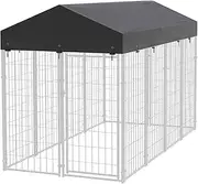 BingoPaw Large Dog Kennel Cover Outdoor: Replacement Kennel Cover Waterproof for Dogs Welded Wire Kennels and Runs Crates(Just Cover) L