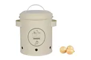 Esschert Design Onion Storage Tin Organiser Food Container 19.6m Cream
