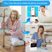 ChunHee WiFi Rechargable Smart Wireless Caregiver Pager Panic Button Linked To