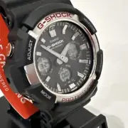 Casio G-Shock Men's Solar World Time Black Resin 50mm Watch GAS100-1A