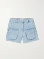 [AGOLDE] AGOLDE - + Net Sustain Vida Organic Denim Shorts - Light denim - 27 27 Blue