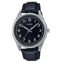 在飛比找ETMall東森購物網優惠-【CASIO 卡西歐】指針錶 皮革錶帶 生活防水 礦物玻璃 