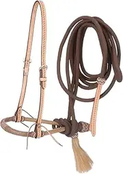 Tough 1 Basket Weave Bosal Hanger, Brown