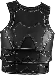 Hellery Medieval Chest Armors Samurai Armors Knight Breastplate Costume Vest Armour for Party