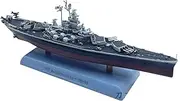 1:1000 WWII USS Massachusetts BB-59 Battleship Alloy Finished Model Mini Fighting Ship Collectibles for Collection