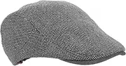 [WESIEVYA] Berets Hat for Unisex Lightweight and Breathable Vintage Beret for Summer Fishing and Hiking Dark Grey
