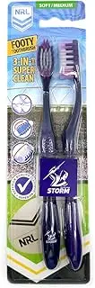 NRL Melbourne Storm Toothbrush (Pack of 2)