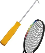 Badminton String Tools, Awl for Tennis, Racket Repair Cone Threads, Racquet Hook, Professional Racket Puller, String Assistance, Badminton Racket Accessories