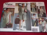 VOGUE CAREER WARDROBE #2637 - LADIES JACKET-TOP-SKIRT-PANTS PATTERN 6-10 FF
