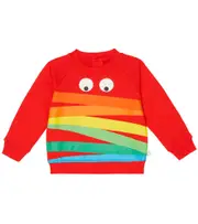 [Stella McCartney Kids] Stella McCartney Kids Baby printed cotton jersey sweatshirt M 24 multicoloured