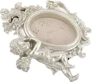 Alasum Angel Photo Frame Ornaments Home Decor Vintage Decor Living Room Ornament Vintage Wall Frame Tabletop Picture Frame Bedroom Decor for Women Angel Girl Ornament Silver Resin