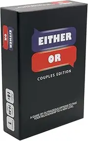 Either Or: A Card Game of Outrageous Options - Fun Card Game of Options for Couples