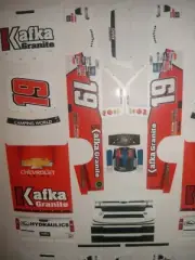 2022 Derek Kraus #19 Kafka Granite Truck 1/64 Peel & Stick Decals