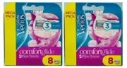 Gillette Venus Comfortglide Spa Breeze Razor Blade Cartridges, 16 Count - MEGA