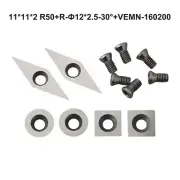 Carbide-Cutters Inserts Wood Lathe Turning Tools For Woodworking Parts Set Kit