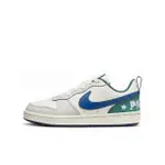 【NIKE 耐吉】COURT BOROUGH LOW RECRAFT GS 女鞋 大童 休閒鞋 運動鞋 白藍綠(HM3722141)