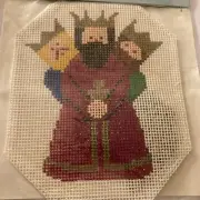 Designing Women Unlimited Needlepoint Canvas HandPainted 3 Kings Wise Men Christ