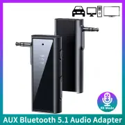 Wireless Bluetooth Receiver Transmitter 3.5mm AUX PC Car Stereo Adapter with Mic