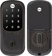 Yale Assure Lock Deadbolt, Oil Rubbed Bronze Digital Touchscreen Non-Connected Keypad with Backup Key for Front or Back Entry Door, ‎YRD226-NR-0BP